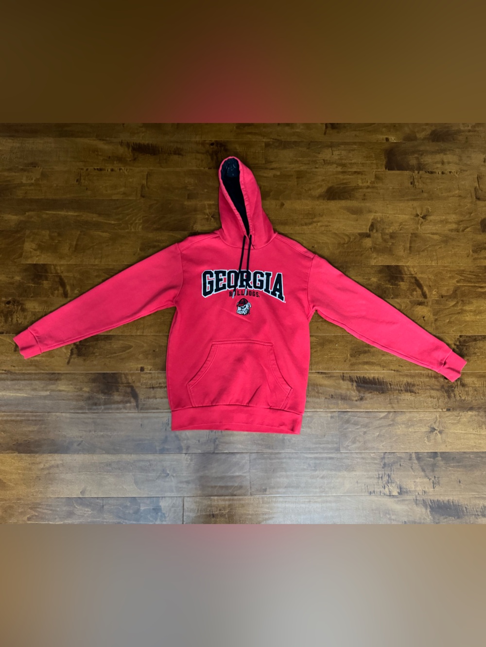 Champion Red Georgia Men’s Hoodie size small